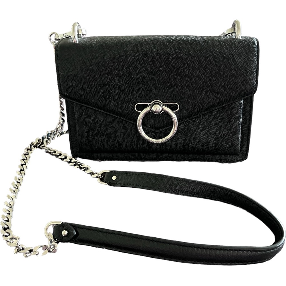 Rebecca Minkoff Black Leather Crossbody Bag.